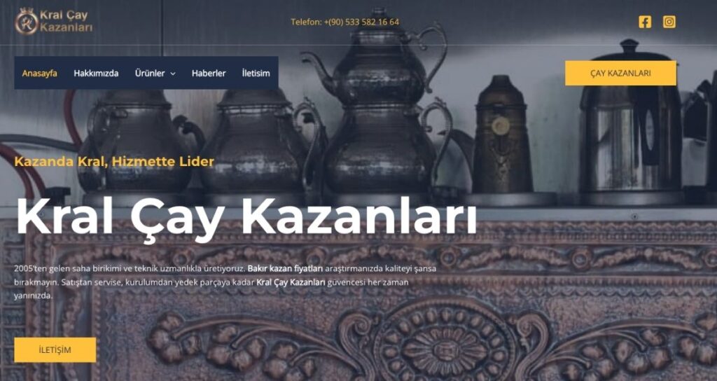 Kral Çay Kazanları: Yeni Dijital Yüzüyle Yayında